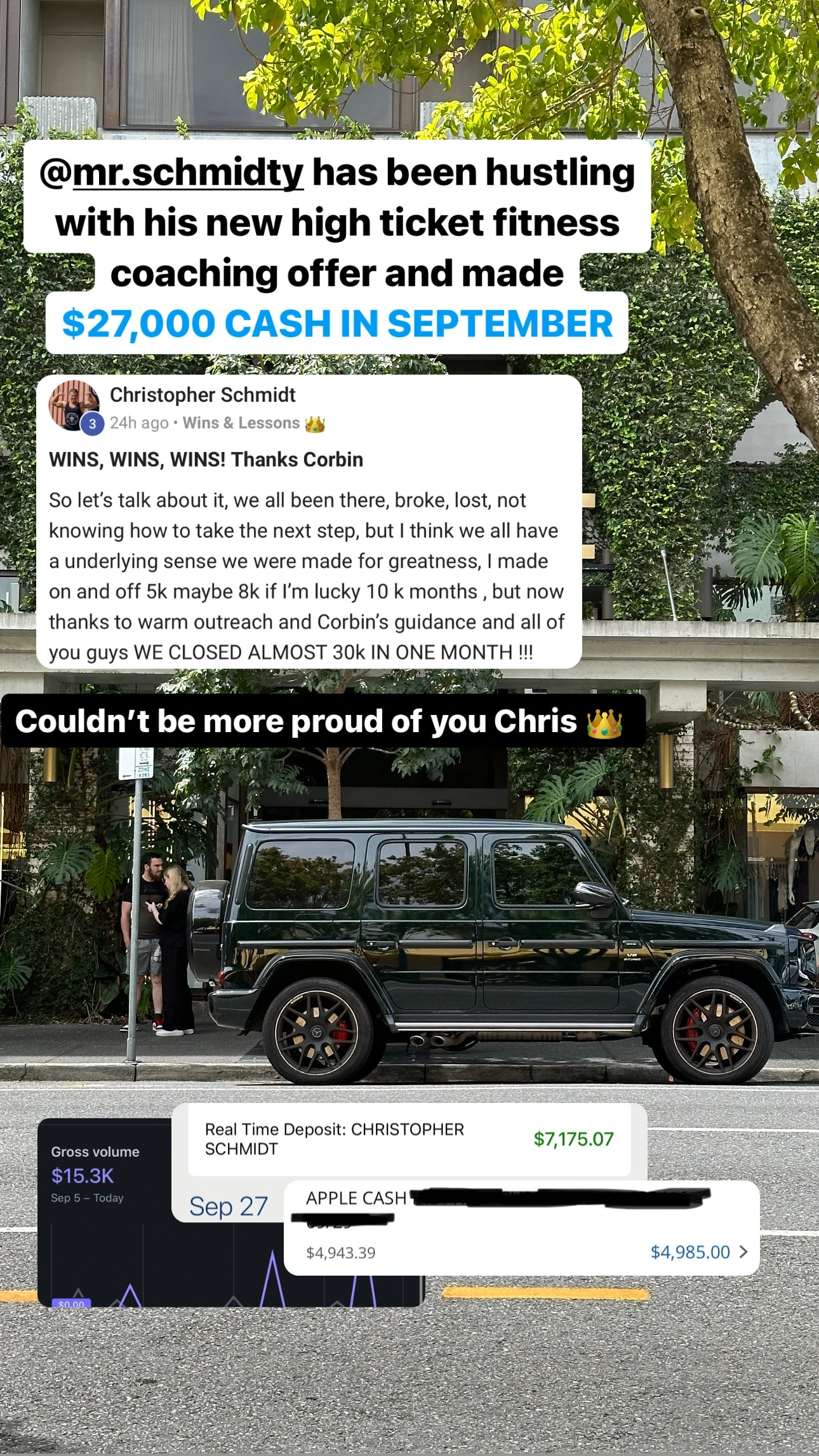 Client result screenshot